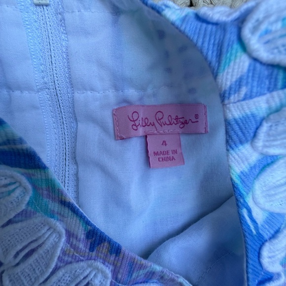 Lilly Pulitzer Girls 4T It’s All Aboat Time - Picture 6 of 9